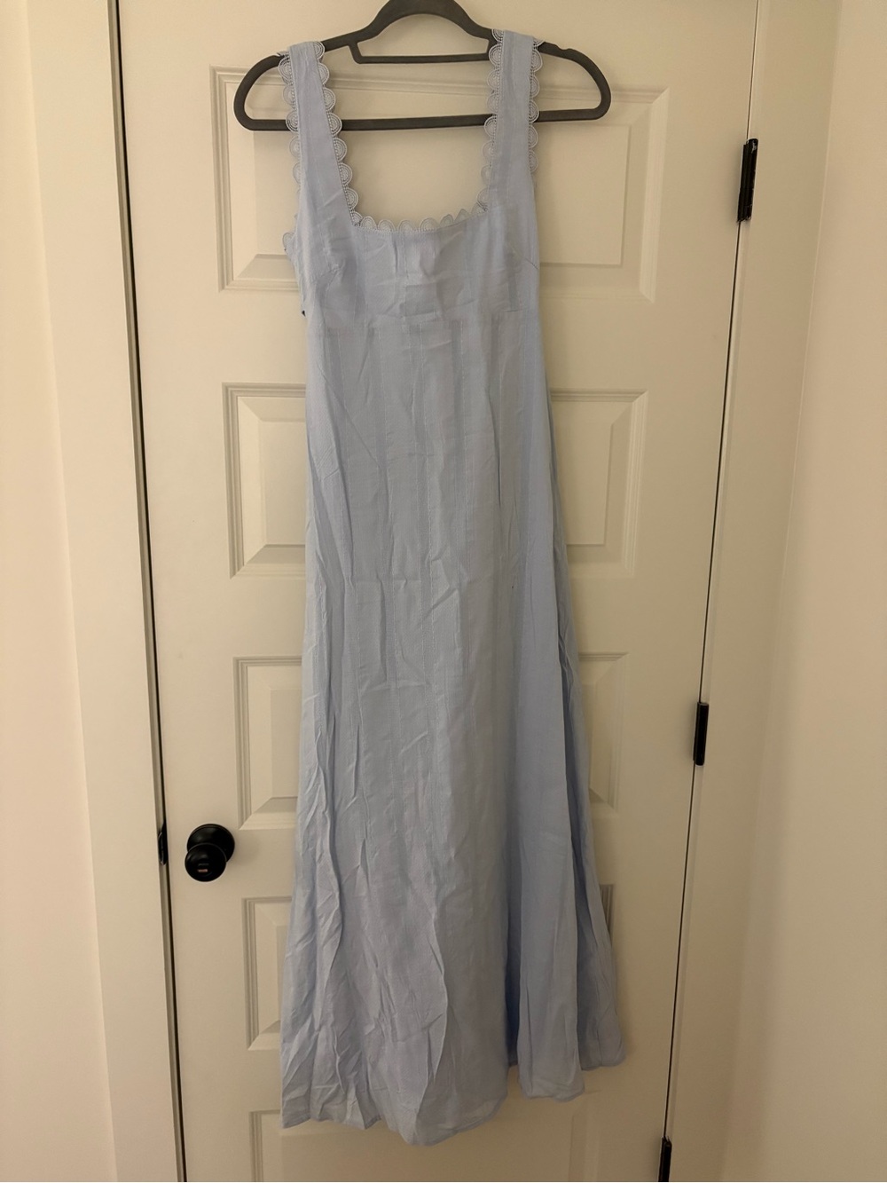Showpo Blue Scallop Maxi Dress - Picture 3 of 6